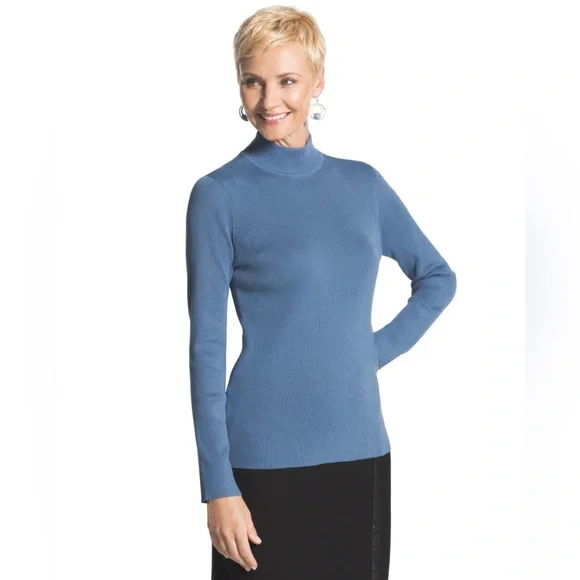 Chicos top turtleneck sweaters